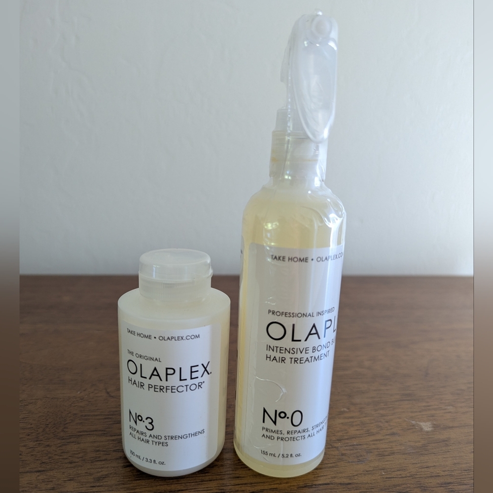 OLAPLEX No.3 and No.0 Hair Treatment Duo Full Size Unopened